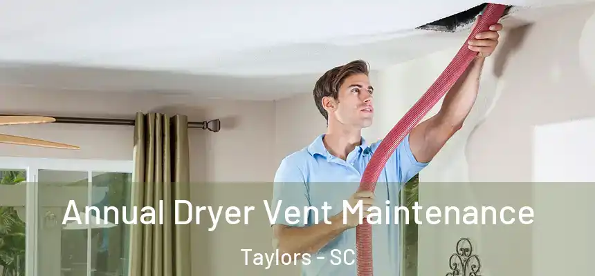  Annual Dryer Vent Maintenance Taylors - SC